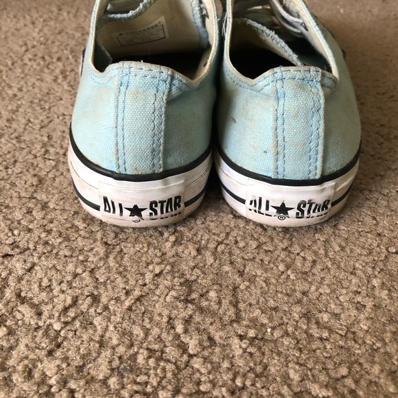 Converse sky blue low tops - Picture 3 of 5